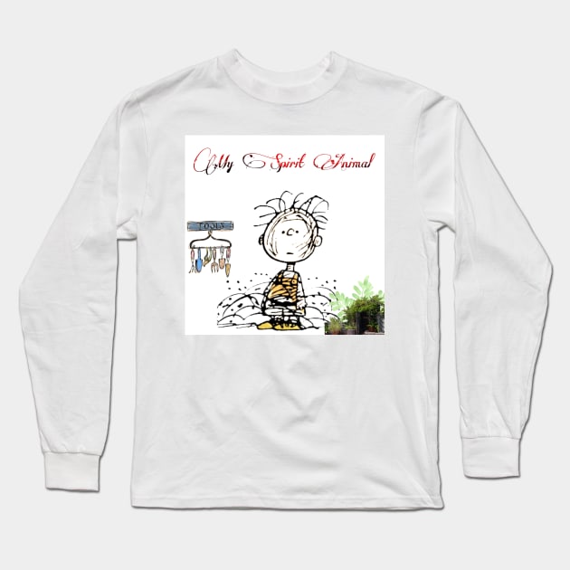 Spirit Animal Gardening Long Sleeve T-Shirt by Jadenkai